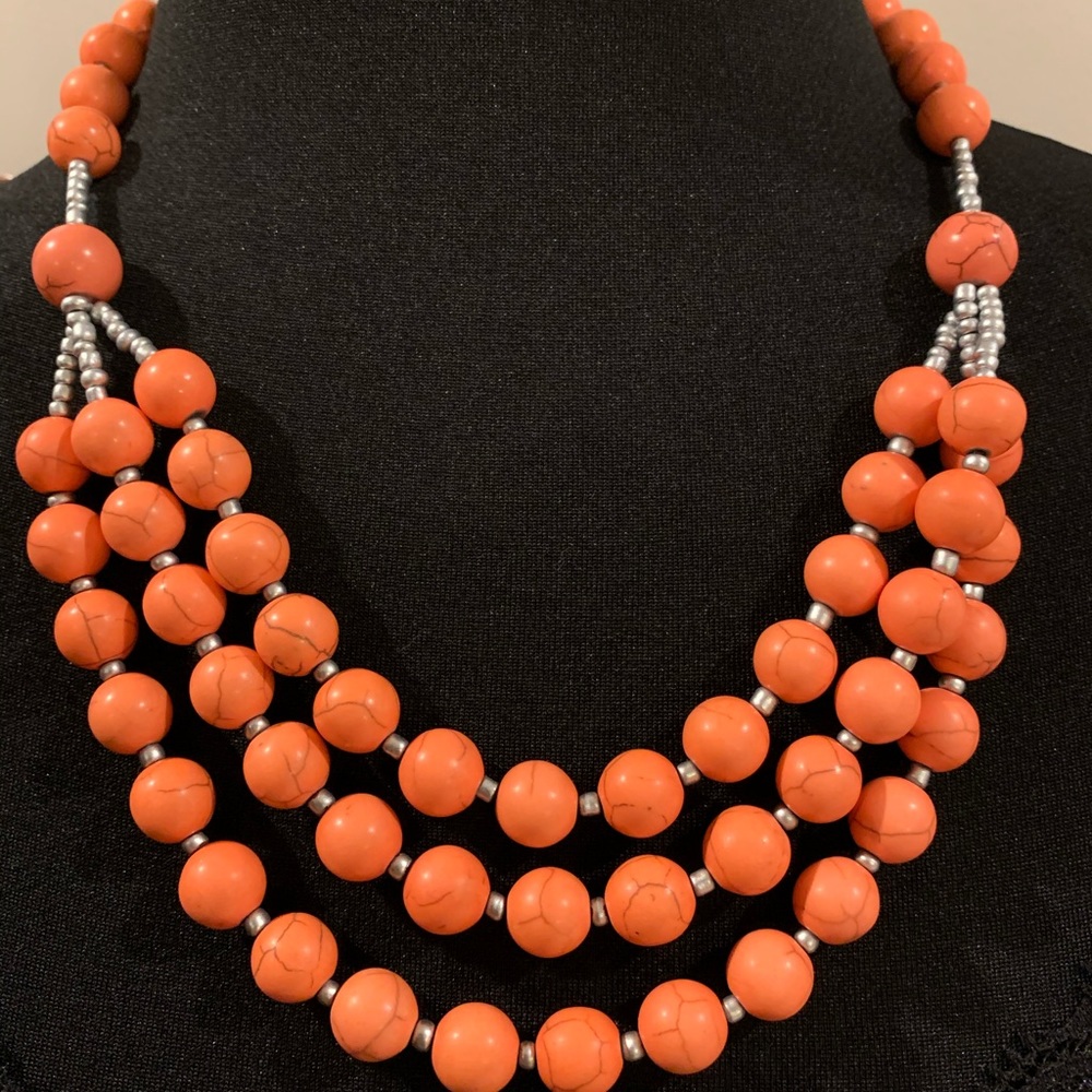 SET Statement Necklace and Earrings